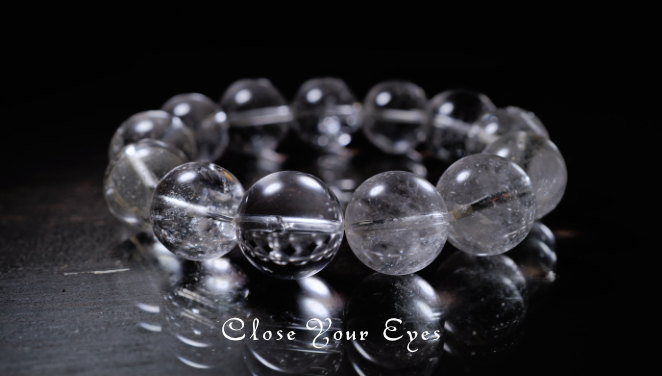 １６ｍｍエナジーブレス　スカルドゥ水晶　０１　オンリーワンブレス