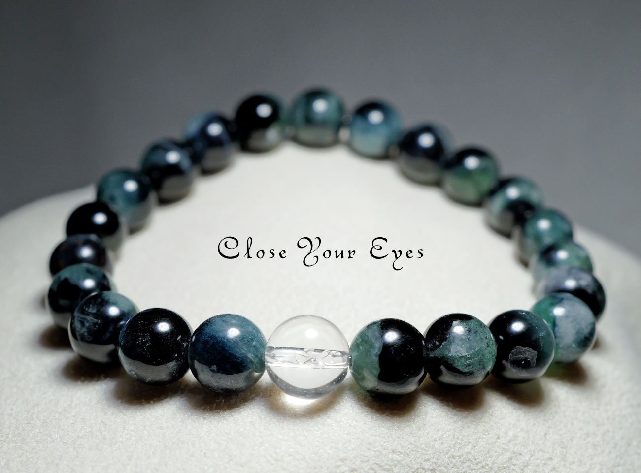 7.5ｍｍエナジーブレス　ブルートルマリン　０２　オンリーワンブレス