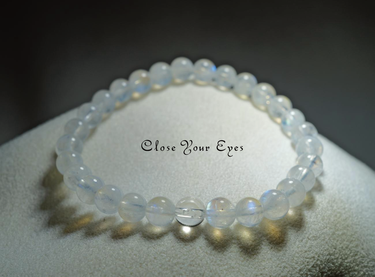 ６ｍｍエナジーブレス　ホワイトラブラドライト　０１　オンリーワンブレス