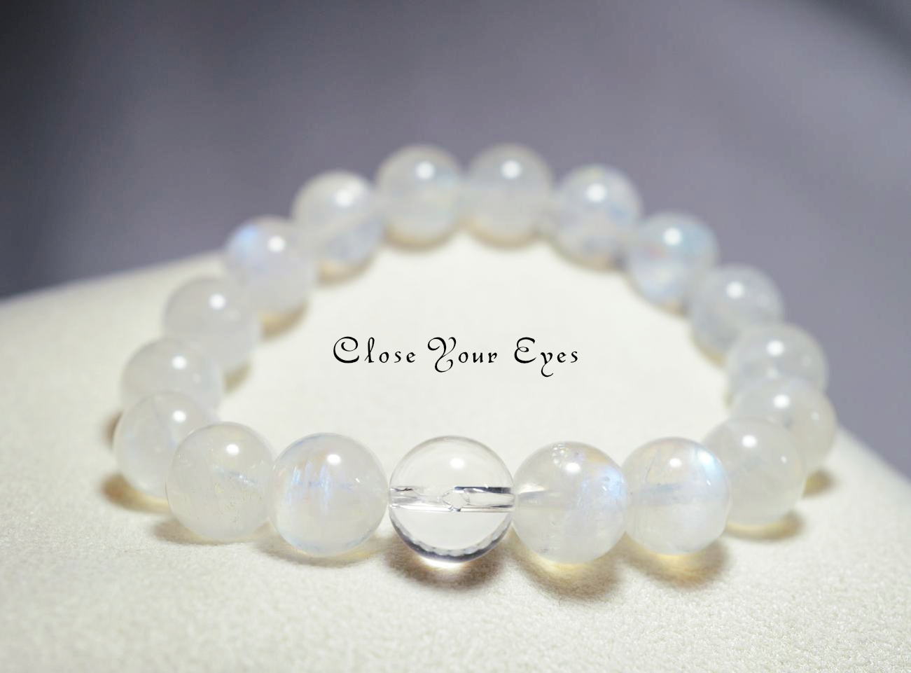 10mmエナジーブレス ホワイトラブラドライト 04 オンリー