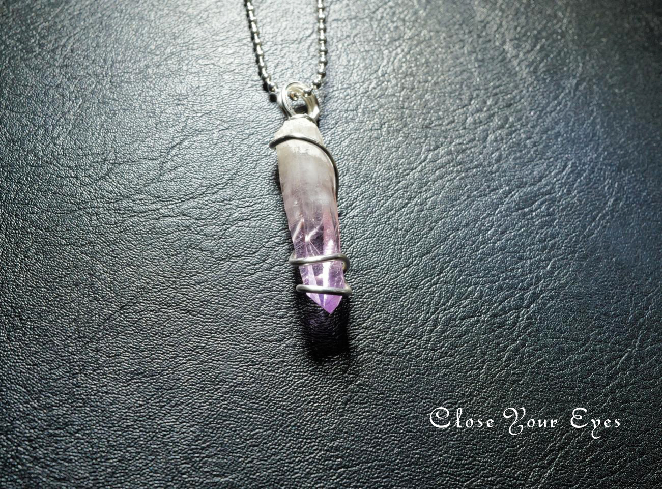 メキシコ・ベラクルス産　アメシスト　ペンデュラム　０４