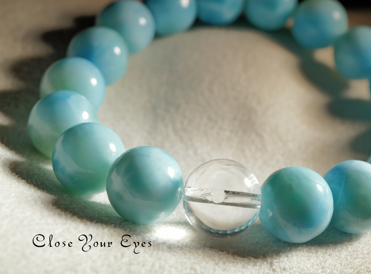 レアな石達　10mmエナジーブレス　ラリマー