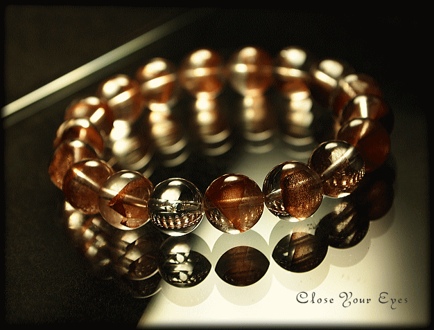 ハイパーエナジーブレス　レッドファントムクォーツ　１１ミリ　画像１