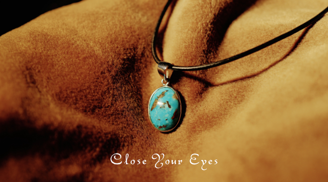 シルバーペンダント　８８　イランターコイズ