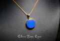 毎日ひとつ　煌めく石のペンダント　ラピスラズリ　１１１