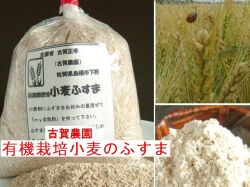 古賀農園　国産(佐賀県産）化学農薬不使用小麦ふすま　１ｋｇ【無添加食品・自然食品】