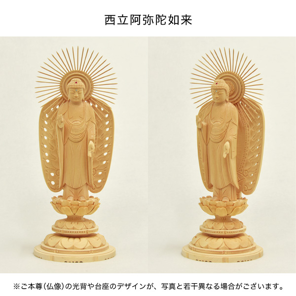 白木仏像