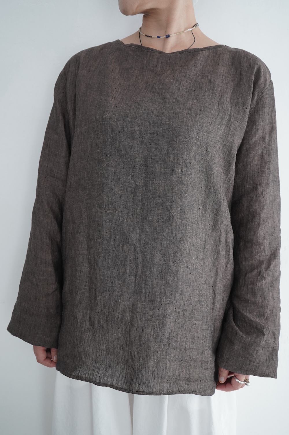 klause ボートネックブラウス（リネン）