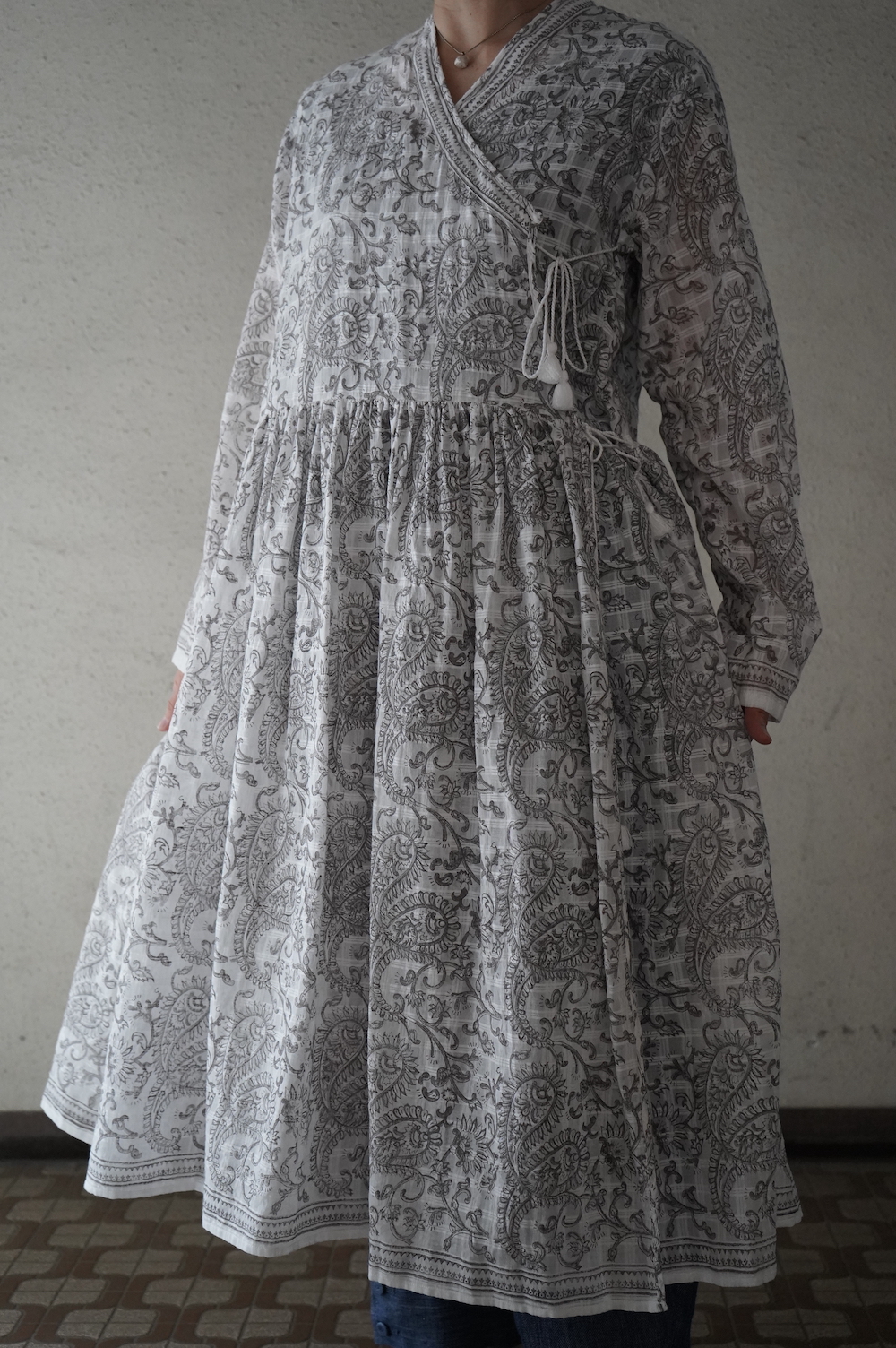 メゾンドソイルピンタックカシュクールワンピース