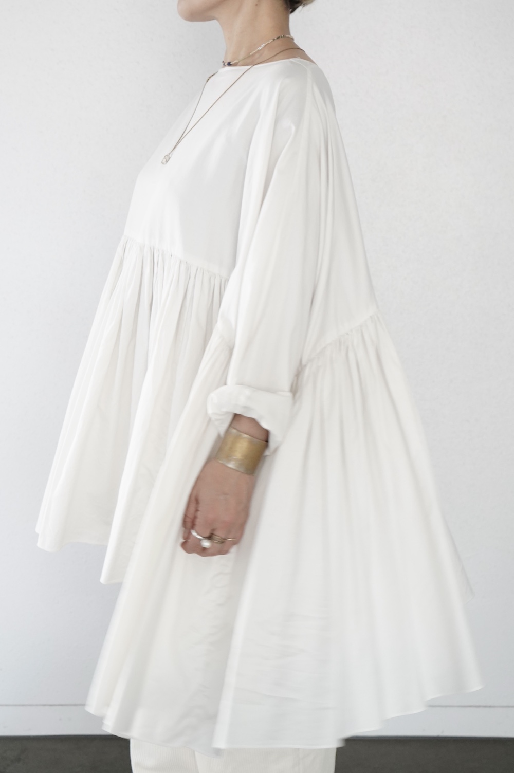 SP（エシュペー） ワイドギャザーブラウス