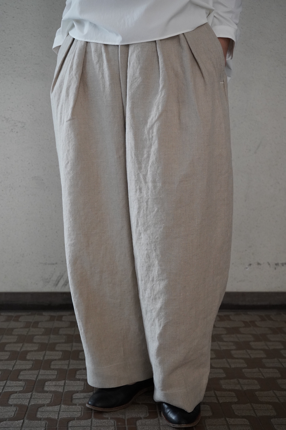 ARTE POVERA アルテポーヴェラ / ポンチ裏起毛2タックワイド