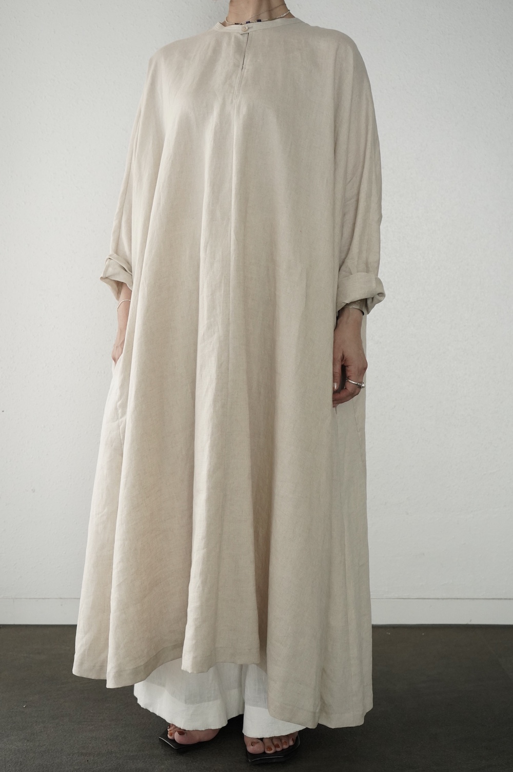 ハンドメイド　日本製上質コットンリネンワンピース SP,STASTNYSU,幸福のSU,リバースドレス,ウールワンピース,annabelle