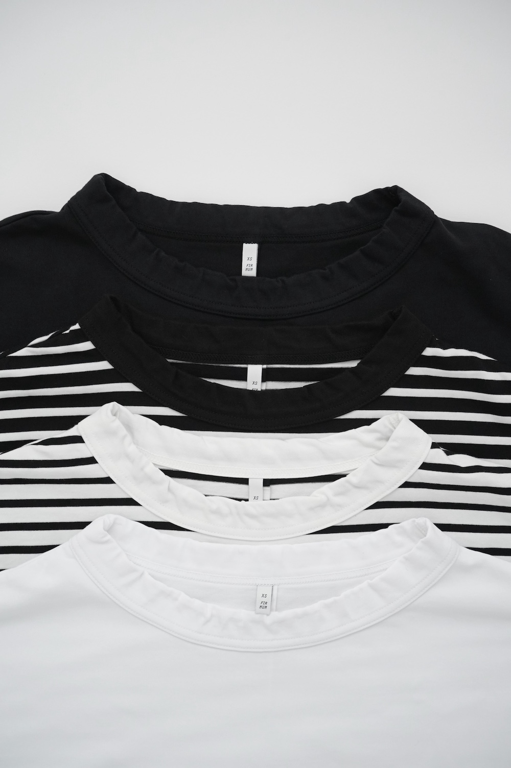 FIRMUM 微強撚綿天竺　クルーネックTee