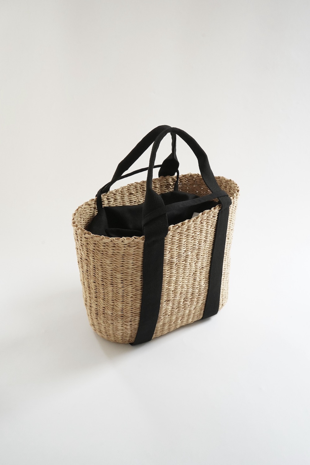 muun ムーニュ カゴバック ブラック MUUN (ムーニュ) カゴバッグ ブラック