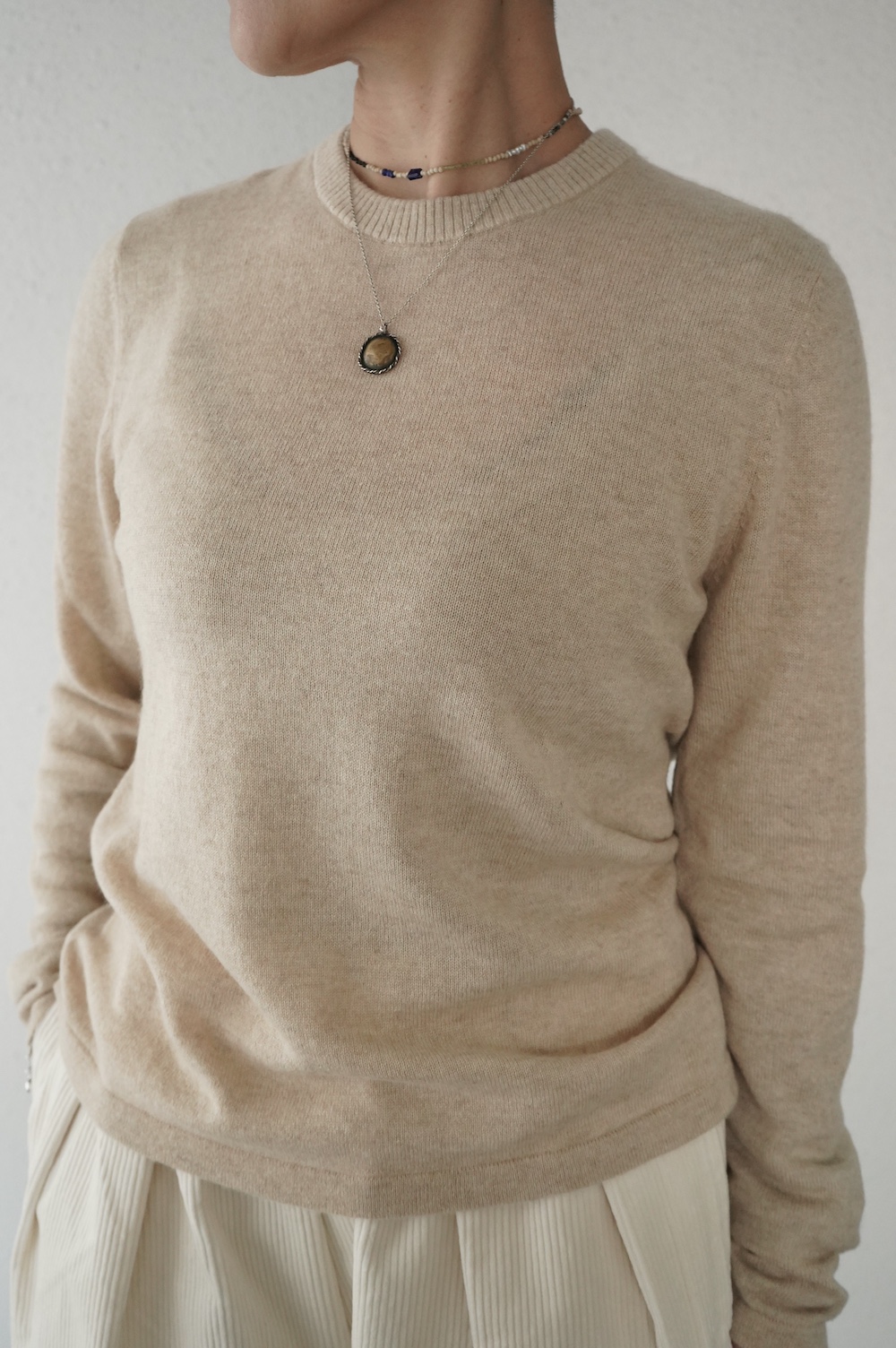 FREEMAN--B リブネックトップス annabelle