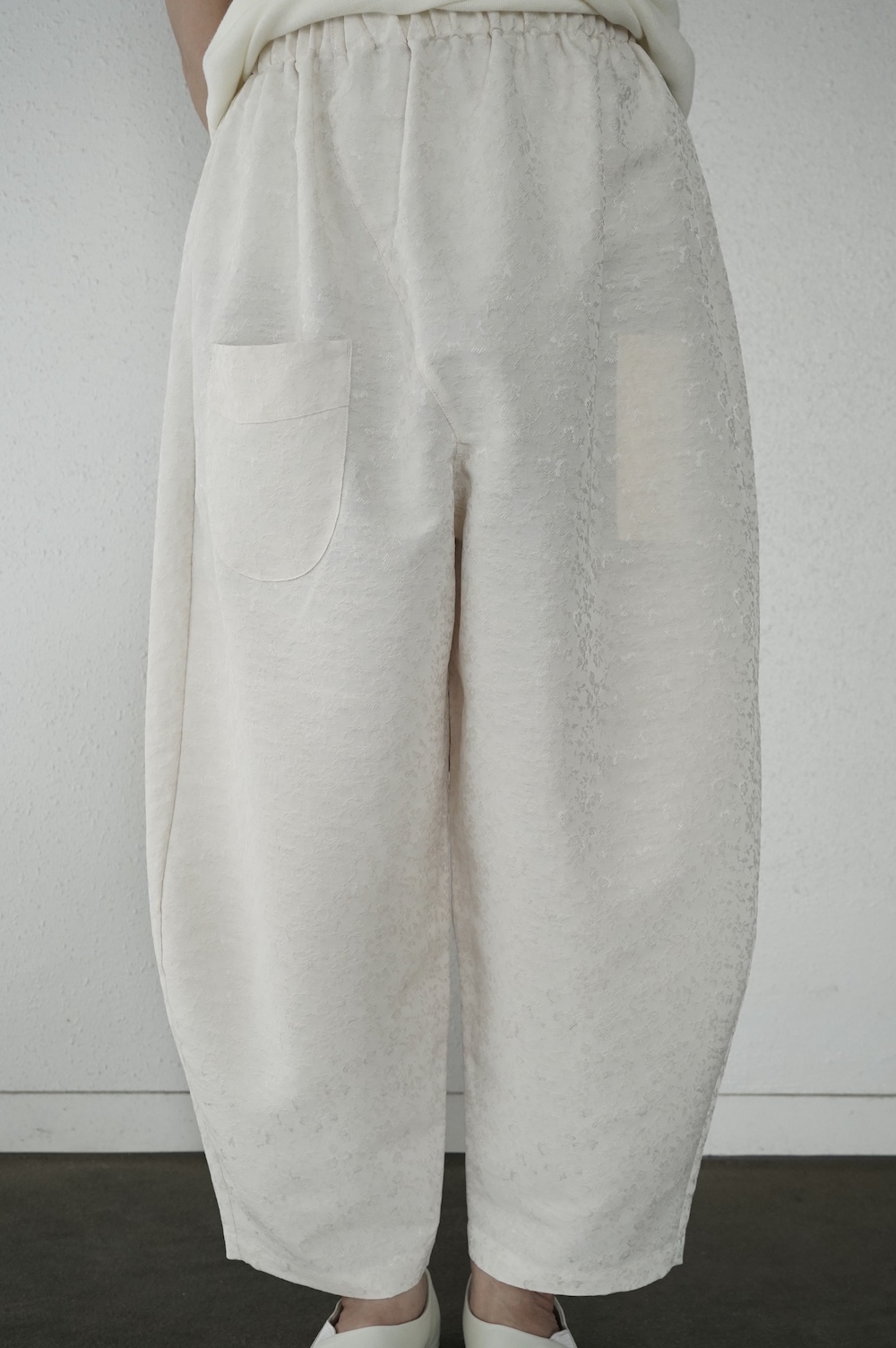 結-YUI- 花柄レイヤードパンツ（ポリエステル）