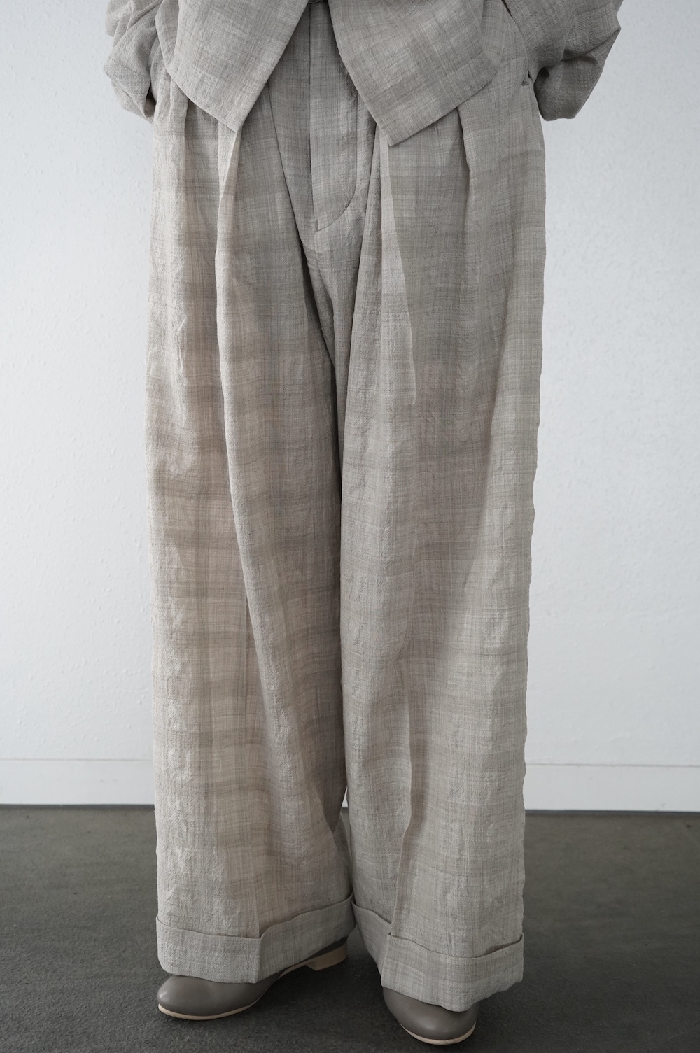 quitan  サマーウールベリーワイドパンツ