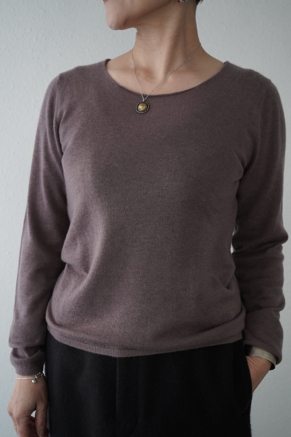 FREEMAN--B ラウンドネックインナーニット annabelle