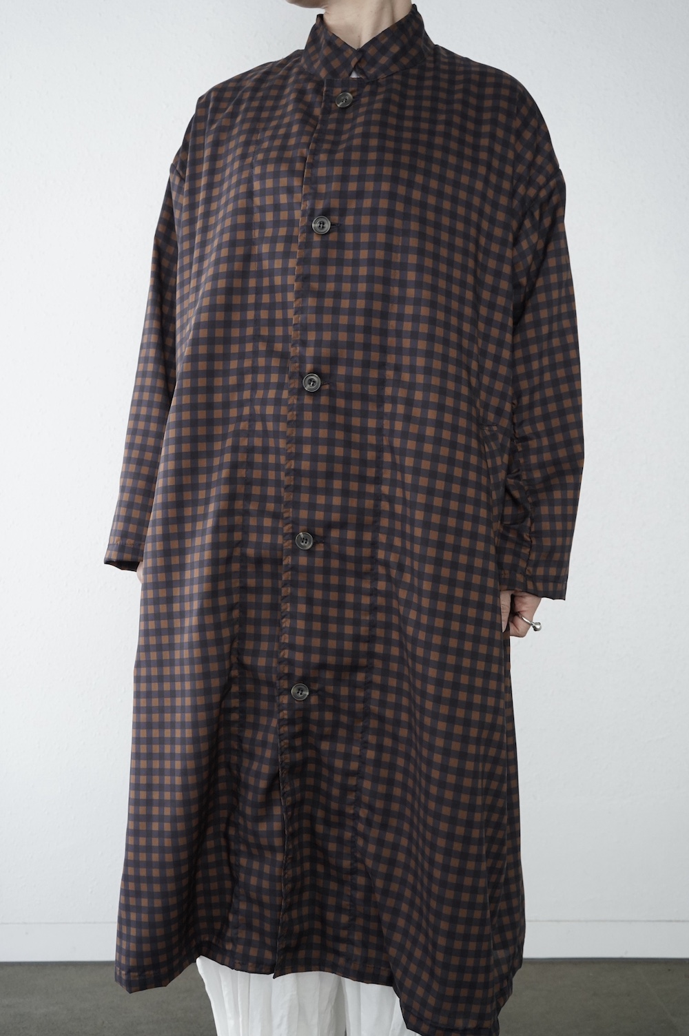 Yarmo スタンドカラーコート