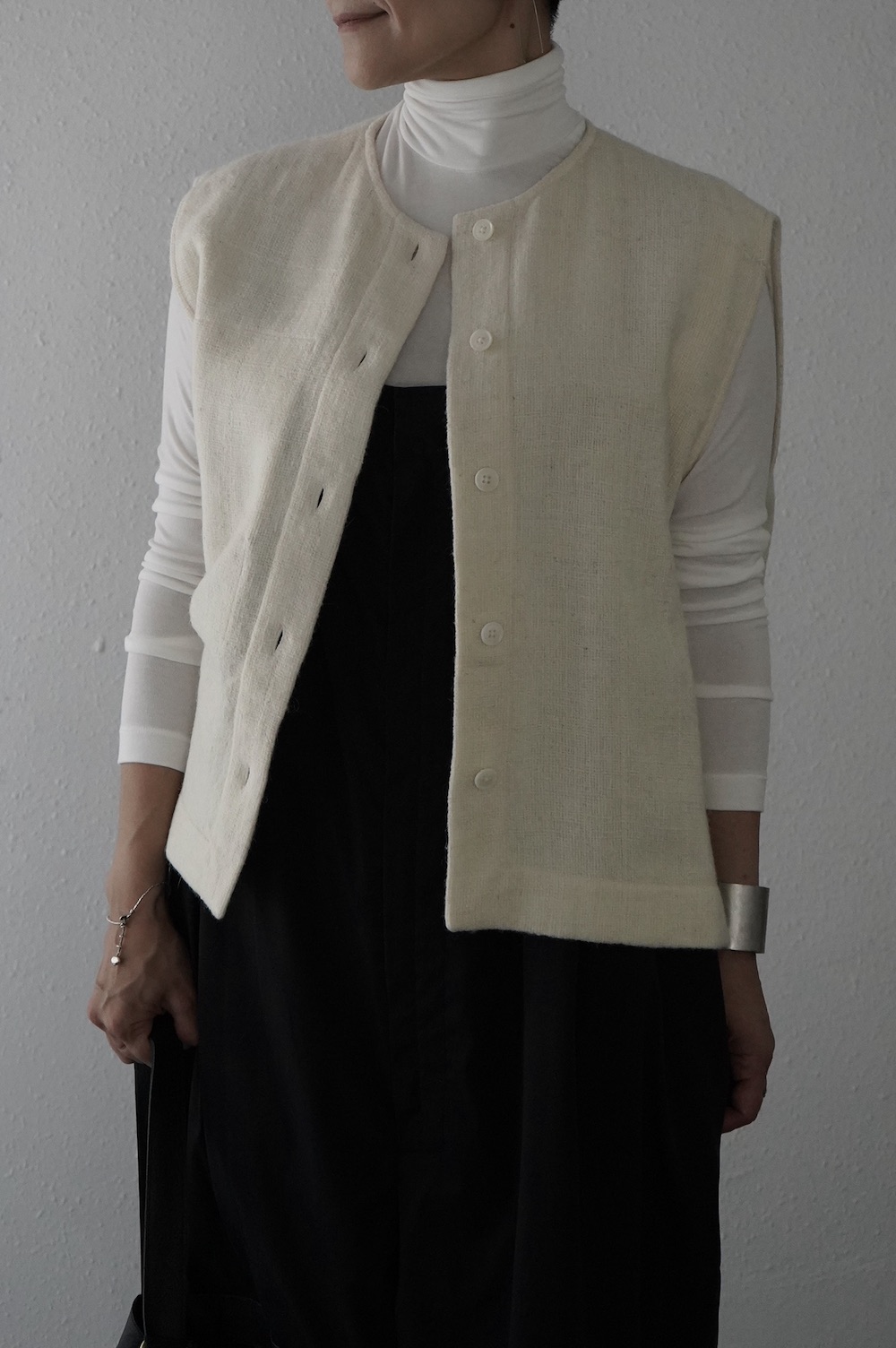 khadi and co　AVA ガーゼウールベスト