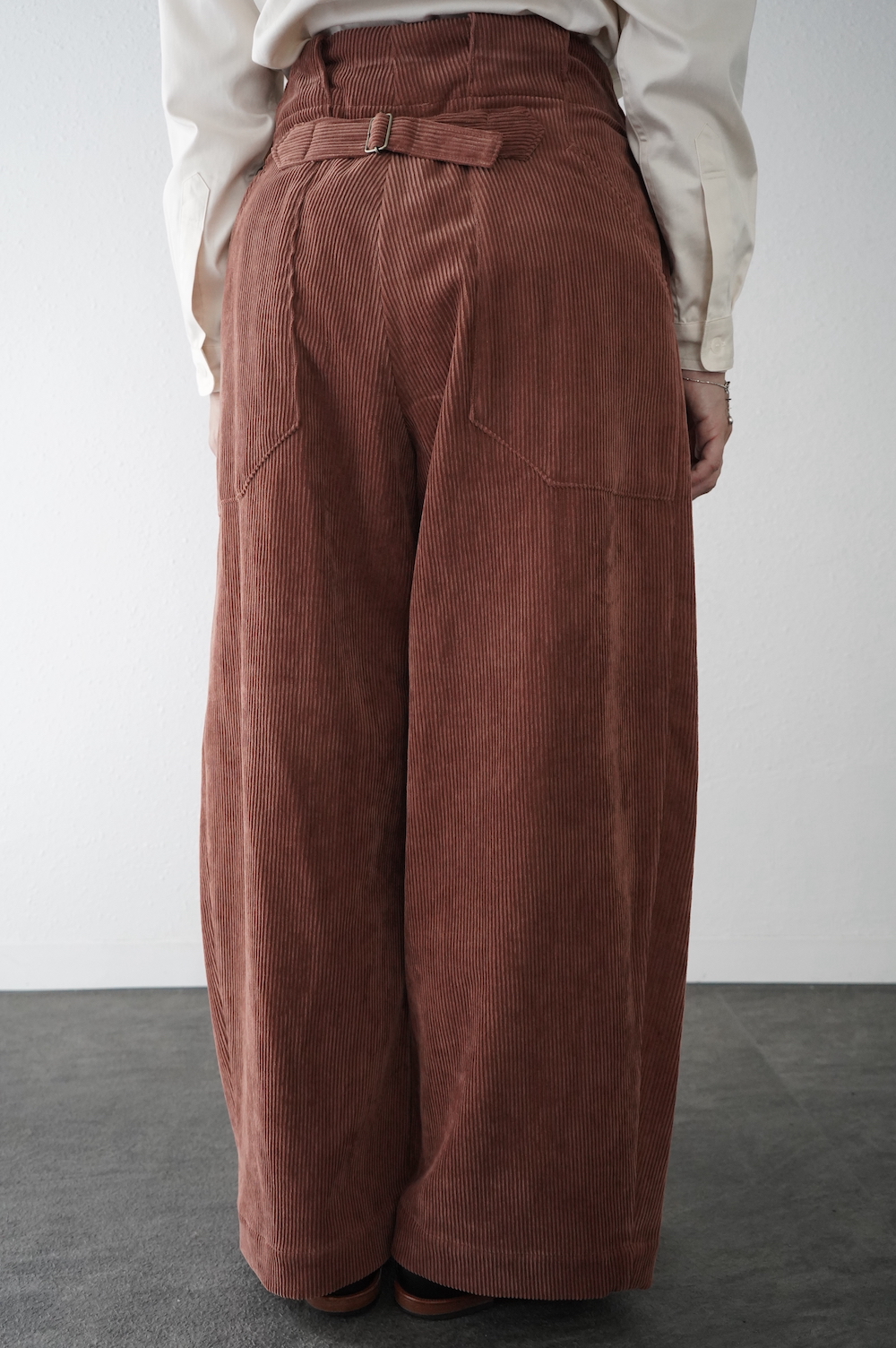 Handwerker パンツ Handwerker コーデュロイワイドトラウザー annabelle