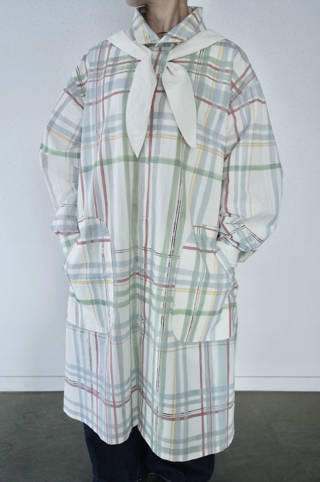 ASEEDONCLOUD Merchant travelers coat（チェック）