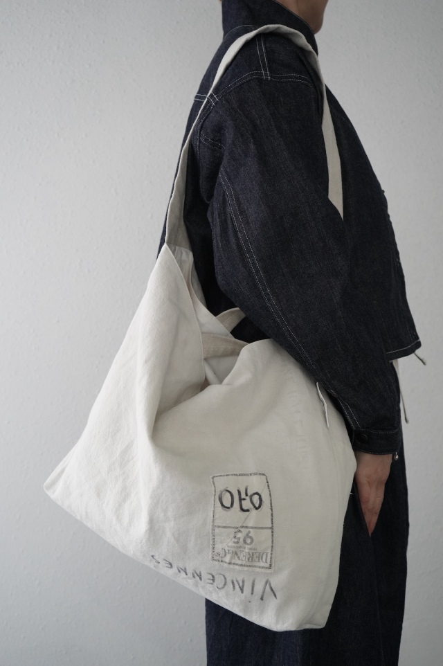 ARTE POVERA usedフランスシーツ  トート＆ショルダーBAG