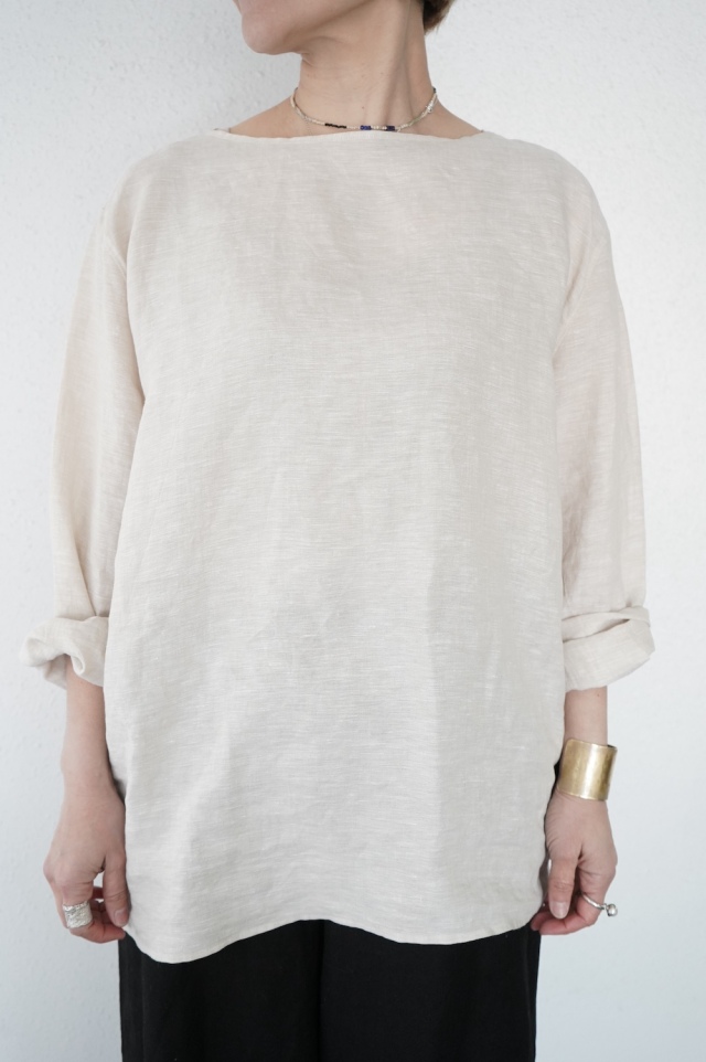 klause ボートネックブラウス（ハーマンズリネン）
