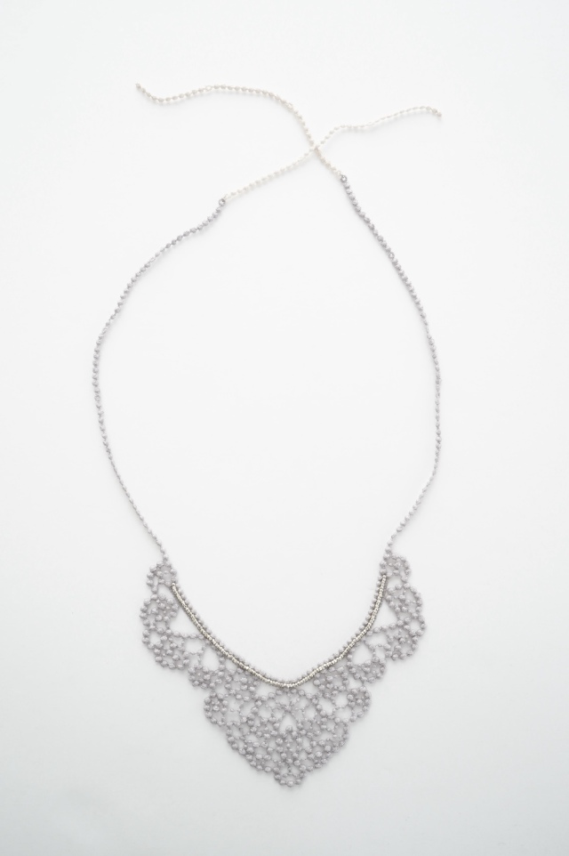 JEUJYEI レースネックレス（グレー）2026