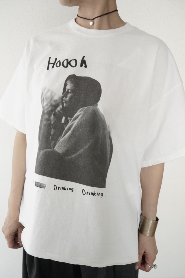 ARTE POVERA ギルダン　リメイク-「Hoooh」フォトプリントT