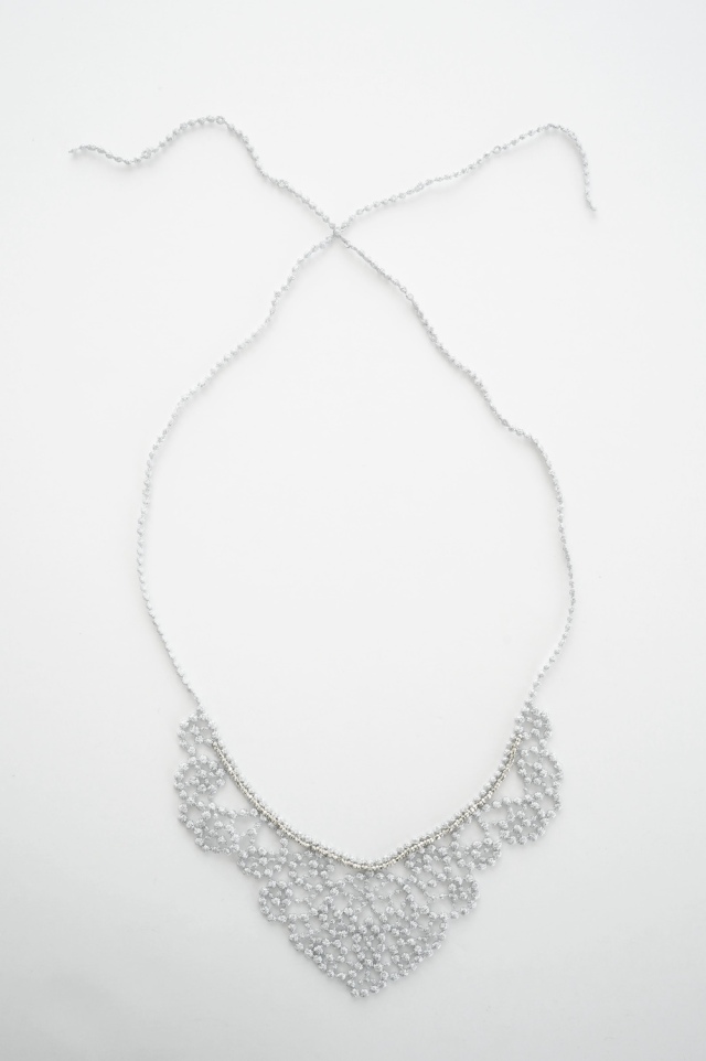 JEUJYEI レースネックレス（シルバー）2026