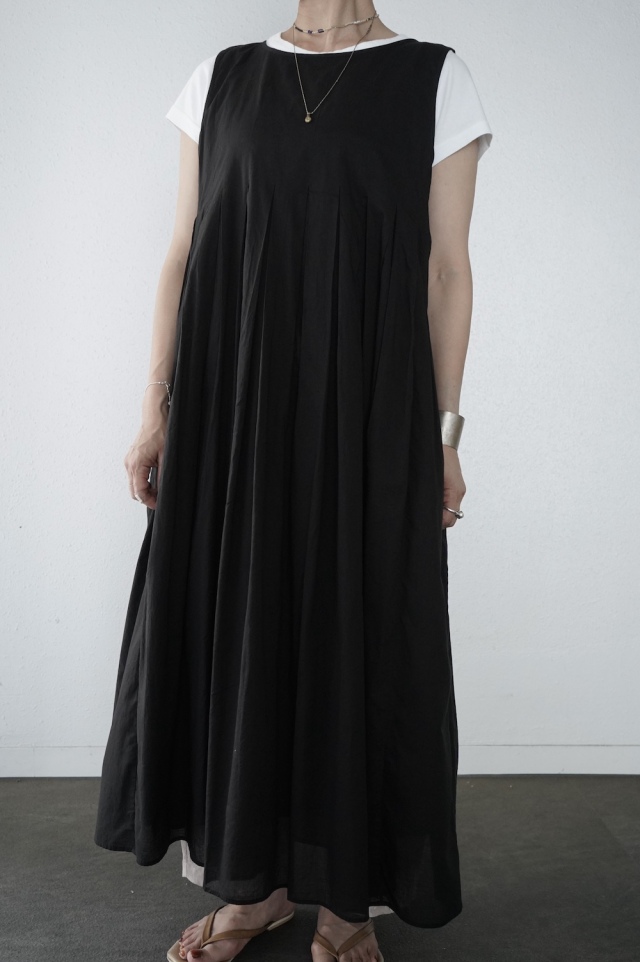 maison de soil インバーテッドプリーツワンピース