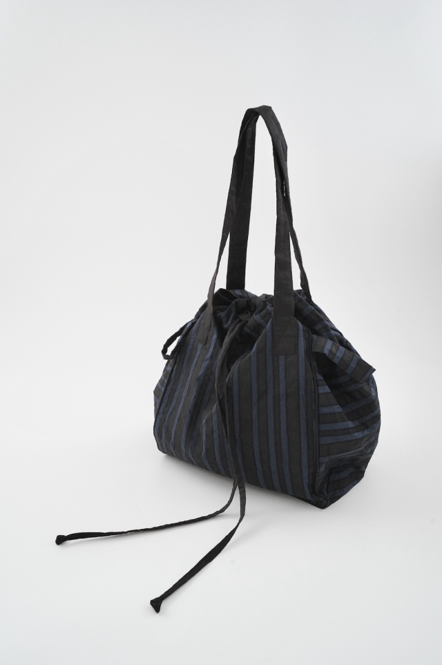 khadi and co  コットンオーガンジーストライプBAG