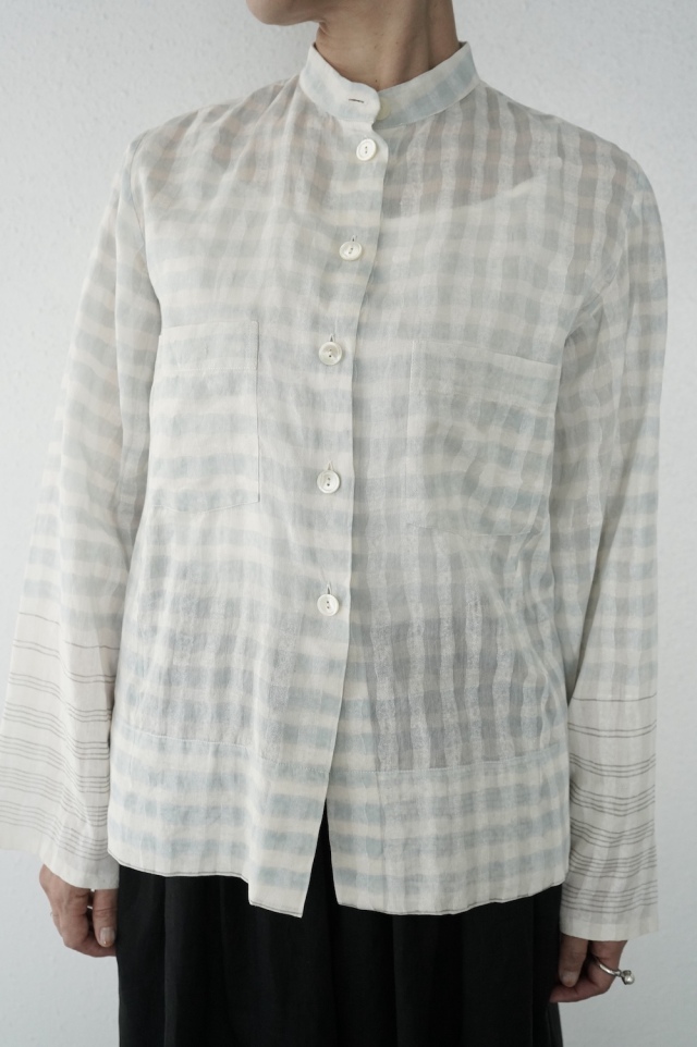 khadi and co　コットンシルクシャツ WIND