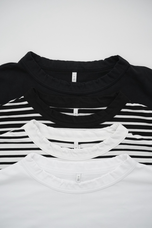 FIRMUM 微強撚綿天竺　クルーネックTee