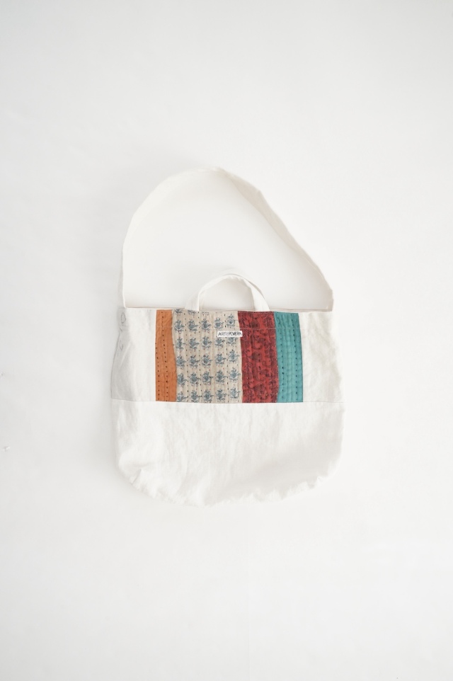 ARTE POVERA　インドキルトラリー＆フランスシーツ　トート＆ショルダーBAG