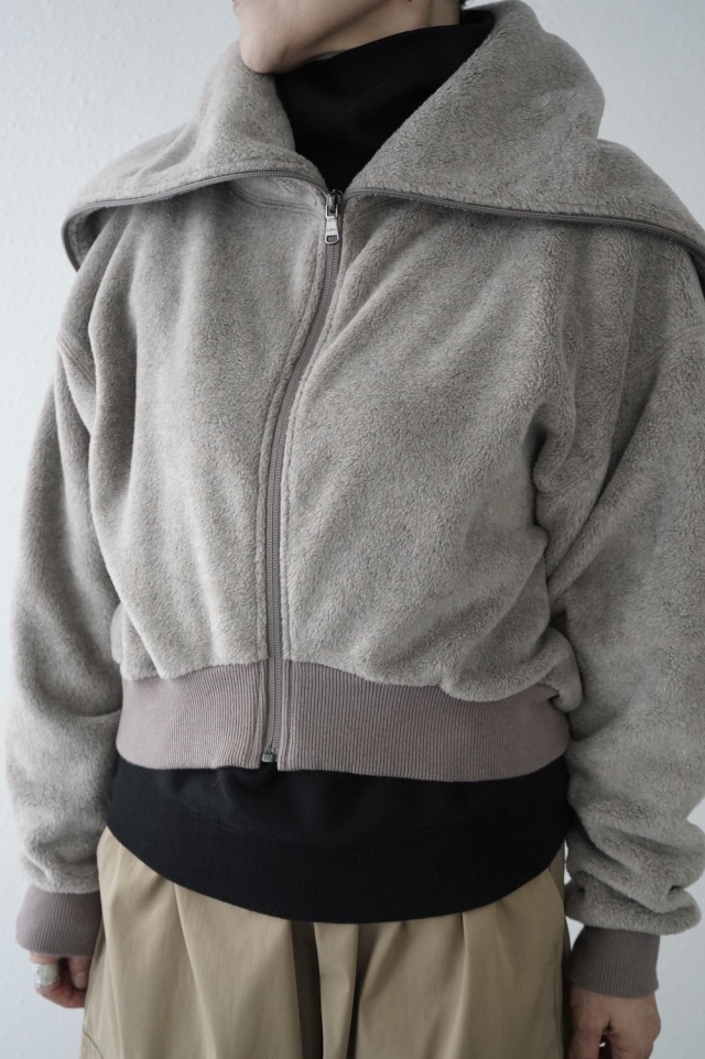 ALWEL　フリースクロップドジャケット