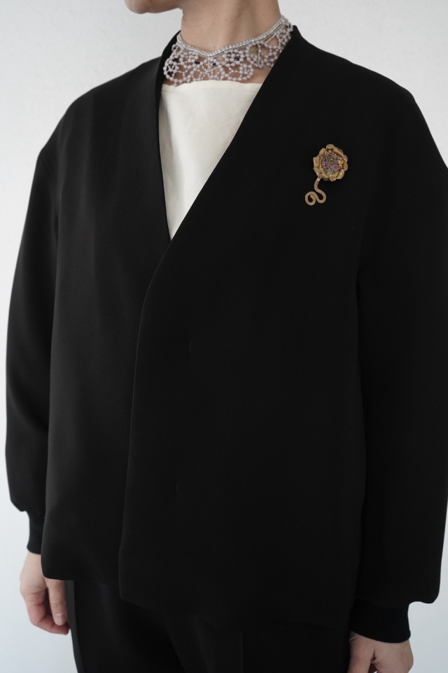 ゴーシュ　ストレッチフォーマル袖リブジャケット