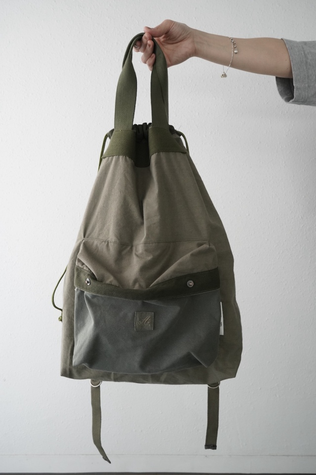 ARTE POVERA アルテポーヴェラ タイプライターtai 巾着リュック 40%OFF】ARTE POVERA アルテポーヴェラ オランダシェラフ染め