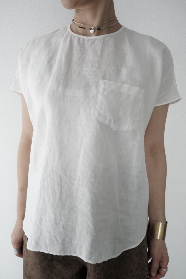 ゴーシュ　60/1ヘンプフレンチブラウス