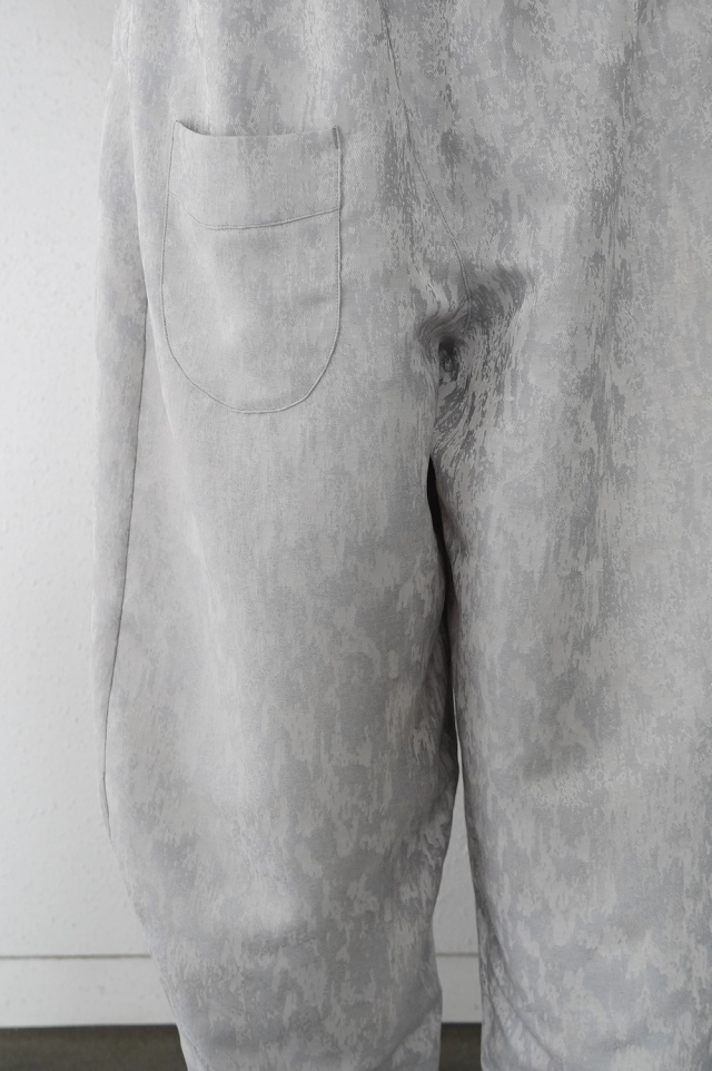 結-YUI- かすれ柄レイヤードパンツ（ポリエステル）