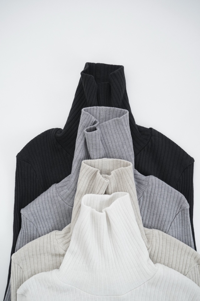 【再入荷】CLOSELY CLICK PEBBLE ウォッシャブルコットンシルクテレコタートル