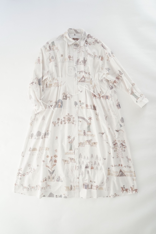 ASEEDONCLOUD Kigansai shirt dress