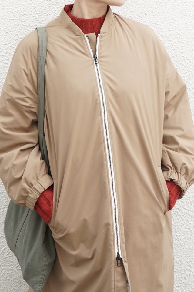 NO CONTROL AIR ノンステッチキルトZIPコート