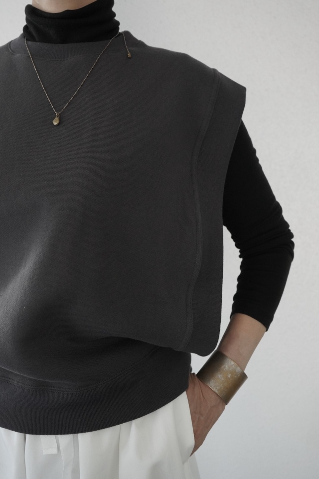 HAVERSACK  アズマ裏毛　プルオーバーベスト