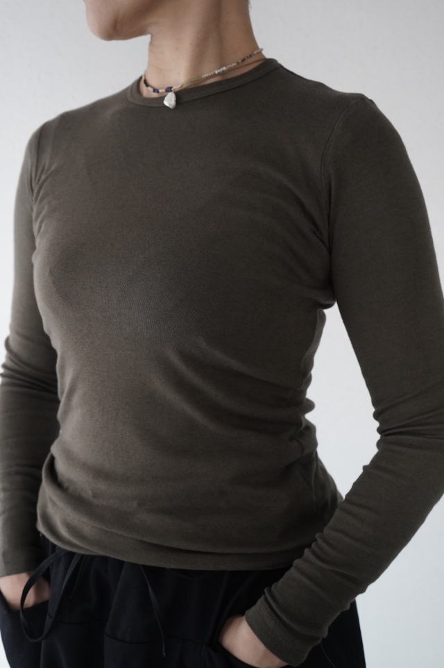 ゴーシュ　コットンカシミアフライスクルーネック