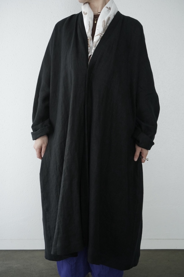 SP（エシュペー） リネンキャンバスローブ