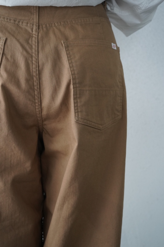 ARTE POVERA コットンナイロン裏起毛　２タックパンツ