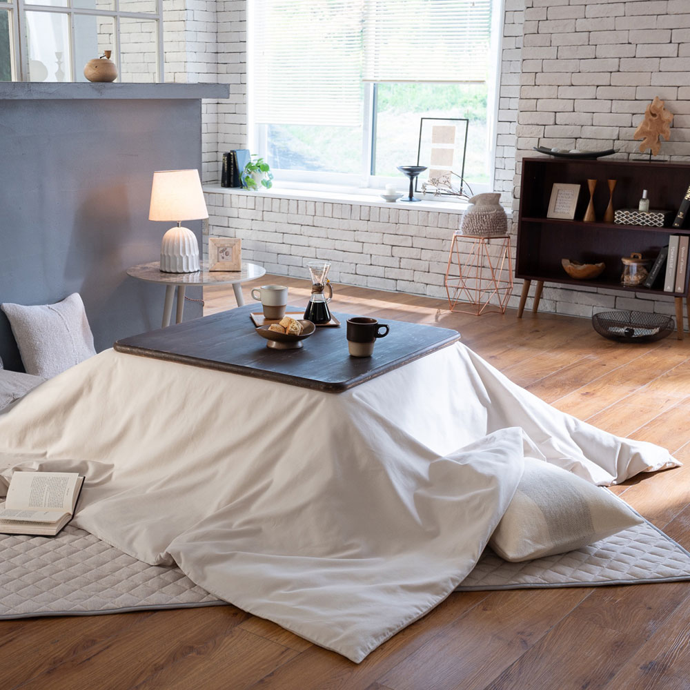 コットンビエラ/ストーン　こたつ布団カバー