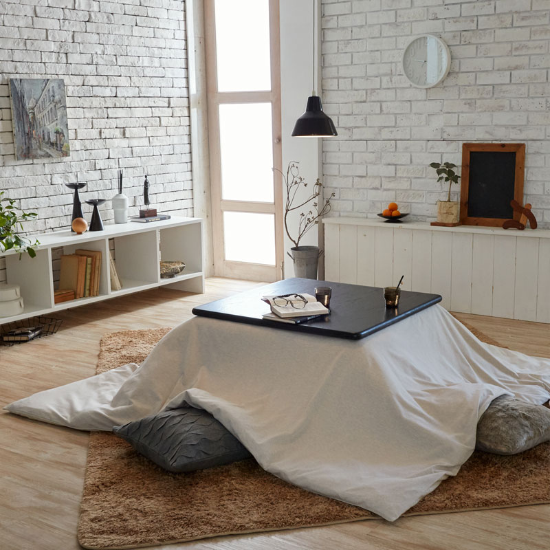 ヘリンボーンニット/フェザーストーン　こたつ布団カバー